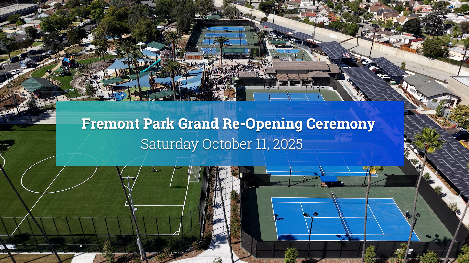 Fremont Park Grand Re-Opening